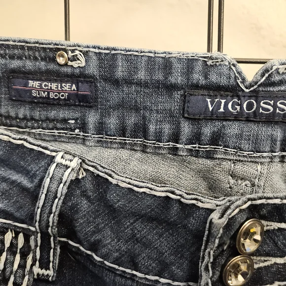 Vigoss Women's The Chelsea Slim Boot Size 16 / 33 - Picture 5 of 7